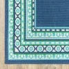 Tapete Regata Liso con Cenefa en Azul