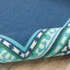Tapete Regata Liso con Cenefa en Azul