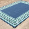 Tapete Regata Liso con Cenefa en Azul
