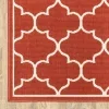 Tapete Regata Quatrefoil en Rojo, detalle de la textura 4