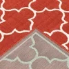 Tapete Regata Quatrefoil en Rojo, detalle de la textura 6