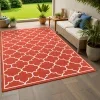 Tapete Regata Quatrefoil en Rojo ambientado