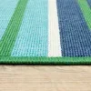 Tapete Regata Rayas en Verde y Azul