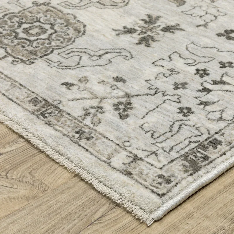 Tapete Regencia Floral en Marfil