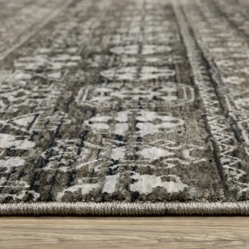 Tapete Regencia Kilim en Negro