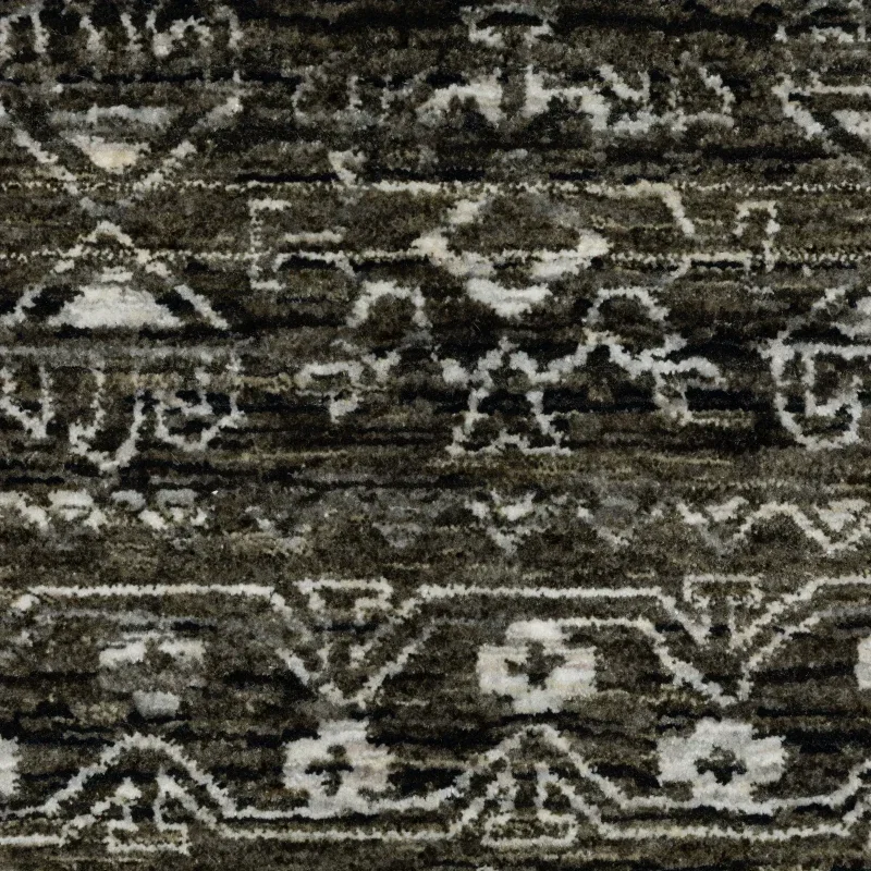 Tapete Regencia Kilim en Negro