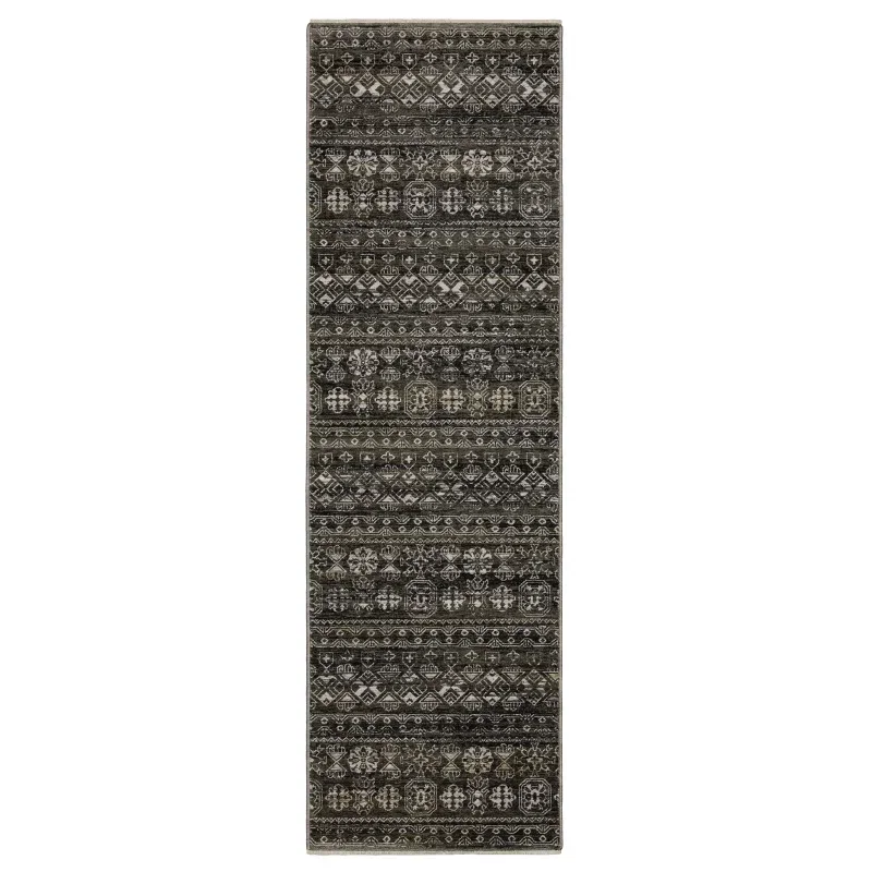 Tapete Regencia Kilim en Negro
