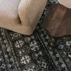 Tapete Regencia Kilim en Negro