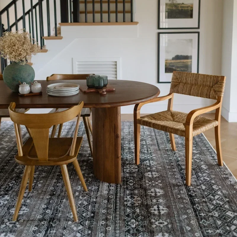 Tapete Regencia Kilim en Negro