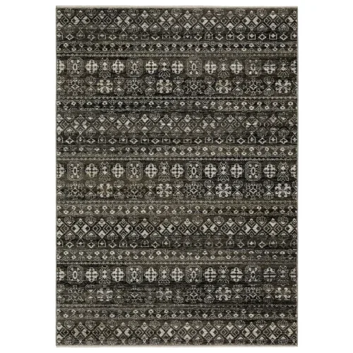 Tapete Regencia Kilim en Negro