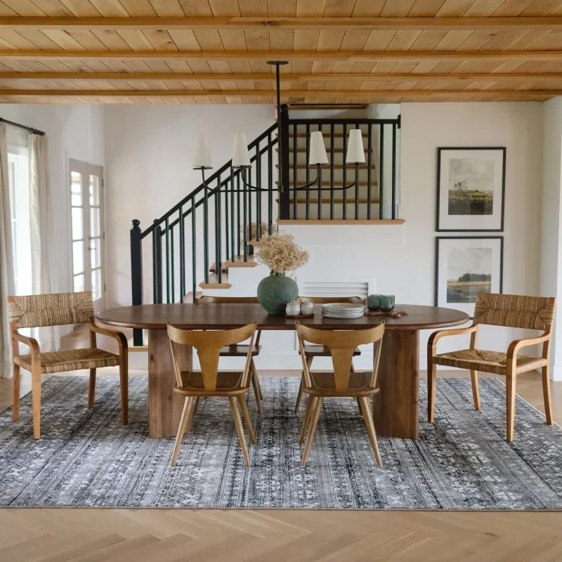 Tapete Regencia Kilim en Negro