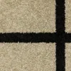 Tapete Reyna Bloques en Beige con Negro