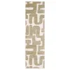 Tapete Reyna Laberinto en Beige con Marfil