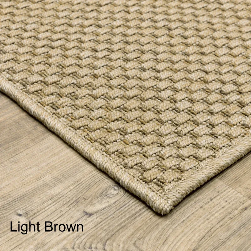 Tapete Ribera Cesta en Beige Claro