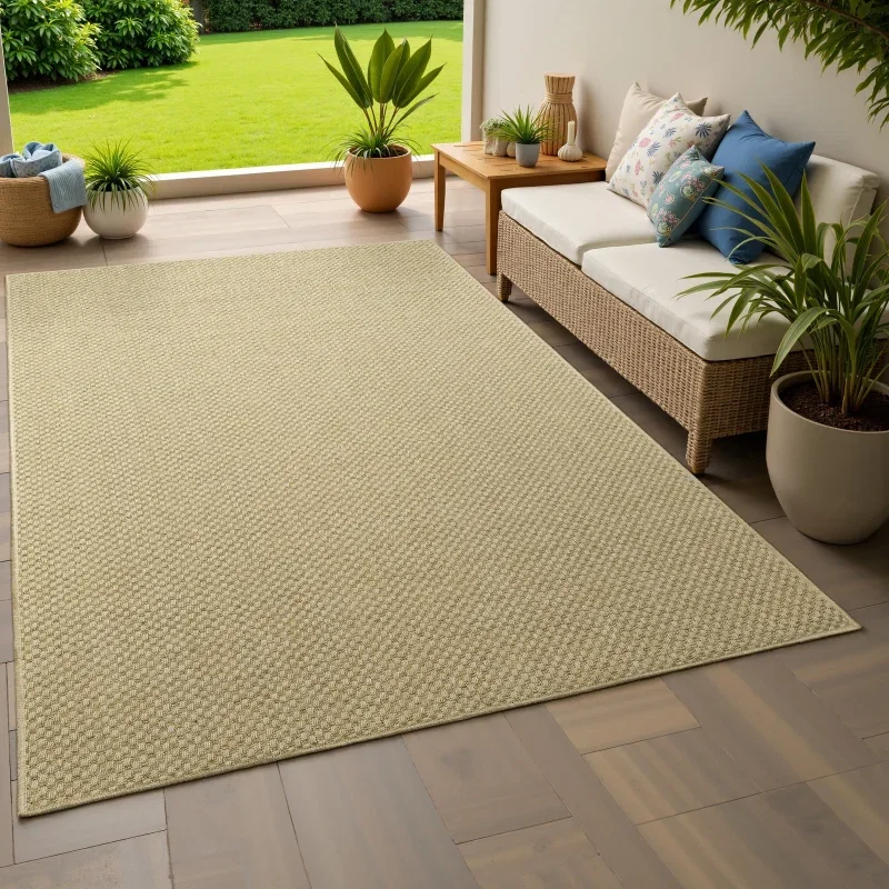 Tapete Ribera Cesta en Beige Claro