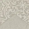 Tapete Riviera Damasco en Gris, detalle de la textura 4