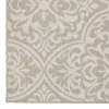 Tapete Riviera Damasco en Gris, detalle de la textura 3