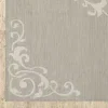 Tapete Riviera Medallón en Gris, detalle de la textura 3