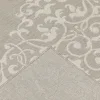 Tapete Riviera Medallón en Gris, detalle de la textura 4
