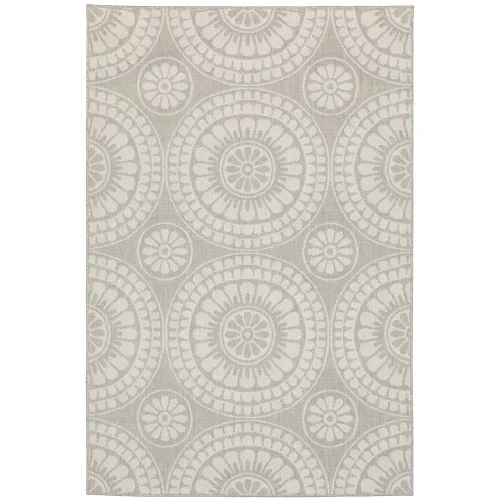 Tapete Riviera Rosetones en Gris
