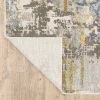 Tapete Rumbo Abstracto en Beige Multicolor