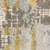 Tapete Rumbo Abstracto en Beige Multicolor