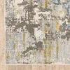 Tapete Rumbo Abstracto en Beige Multicolor