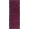 Tapete Shag Solido en Morado Berenjena