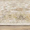 Tapete Soberano Jardín con Borde Dorado, detalle de la textura 2