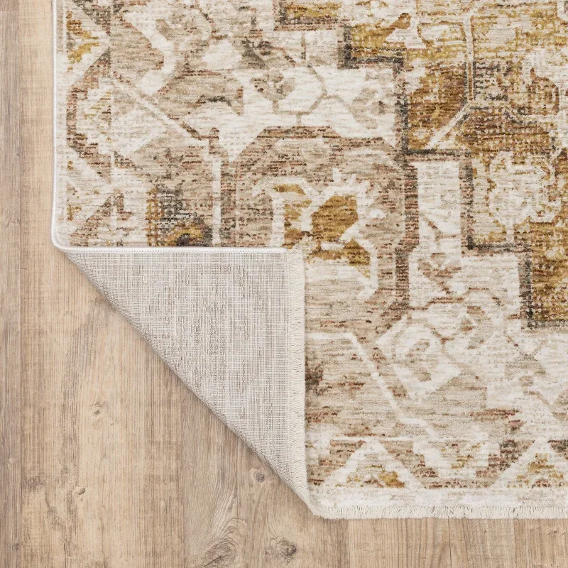 Tapete Soberano Medallón en Ámbar