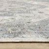 Tapete Soberano Medallón Heriz en Azul Piedra, detalle de la textura