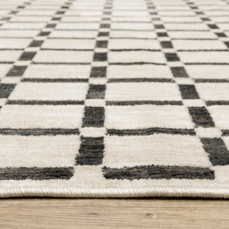 Tapete Sombra Damero en Beige