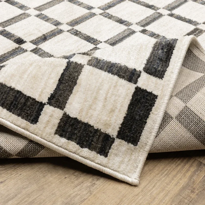 Tapete Sombra Damero en Beige