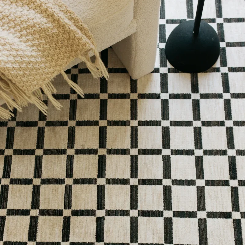 Tapete Sombra Damero en Beige