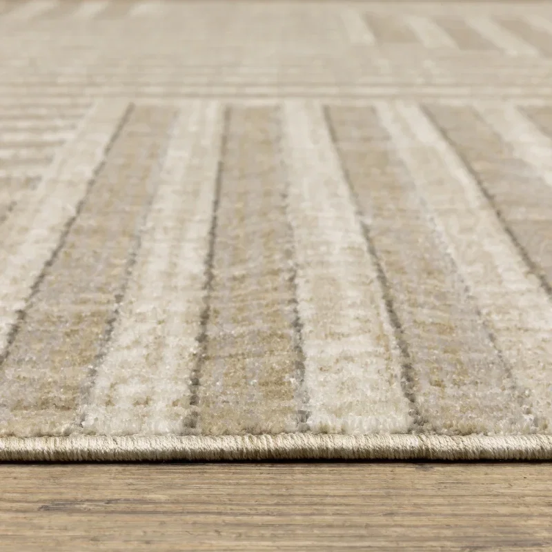 Tapete Sombra Laberinto en Beige