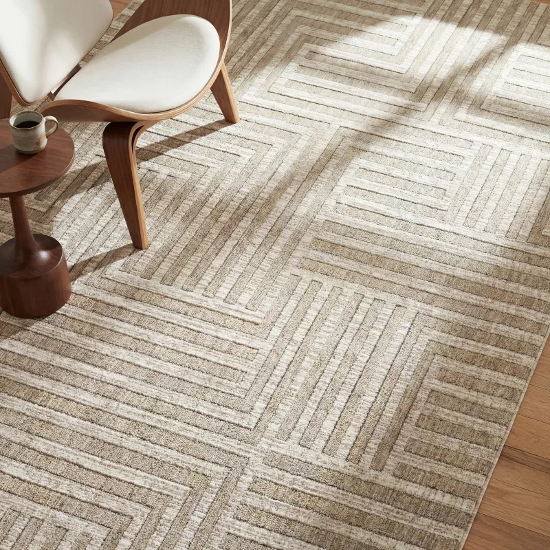 Tapete Sombra Laberinto en Beige