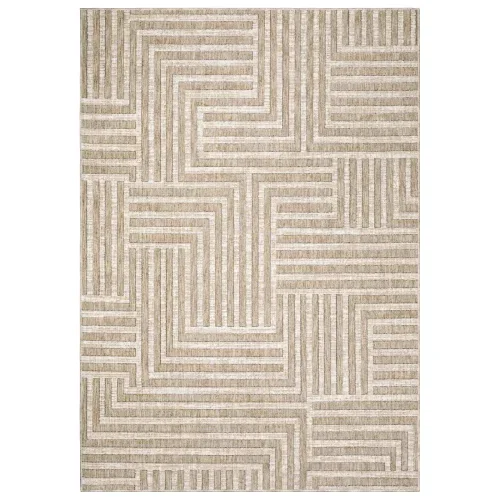 Tapete Sombra Laberinto en Beige