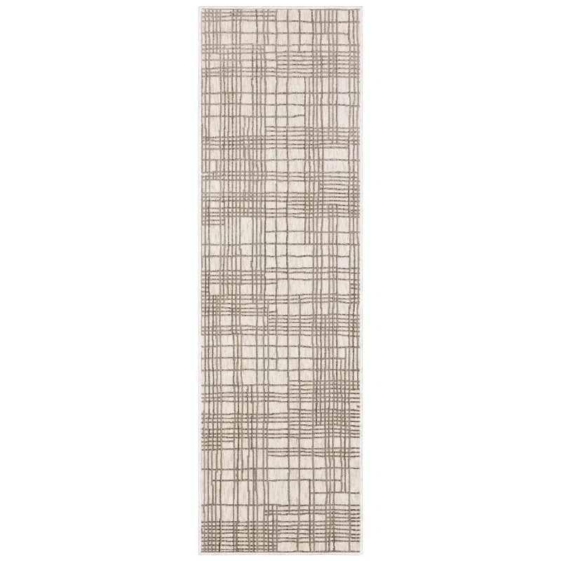 Tapete Sombra Trazos en Beige