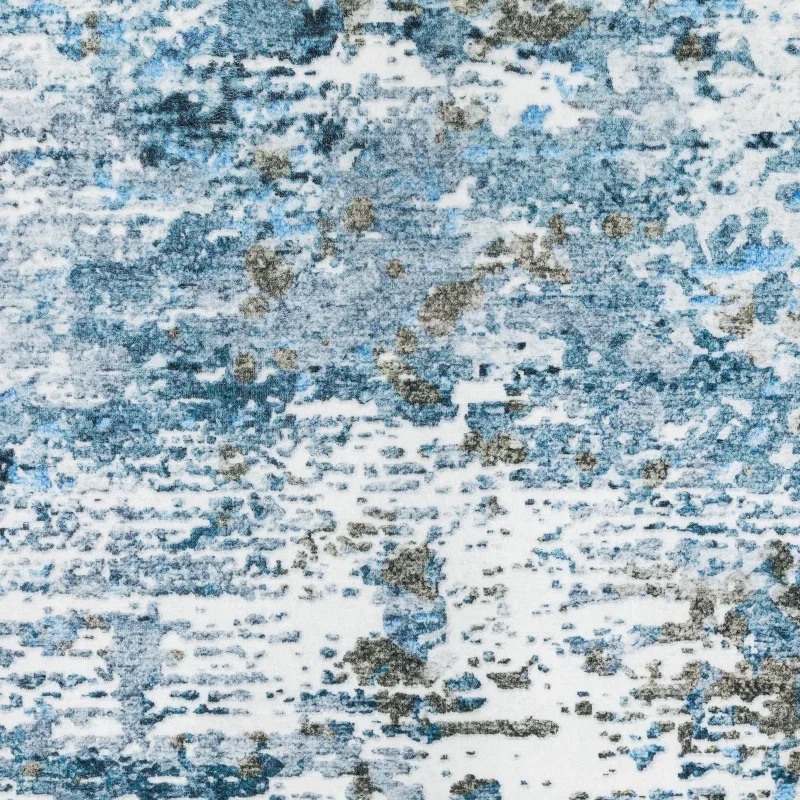 Tapete Sonora Abstracto en Azul