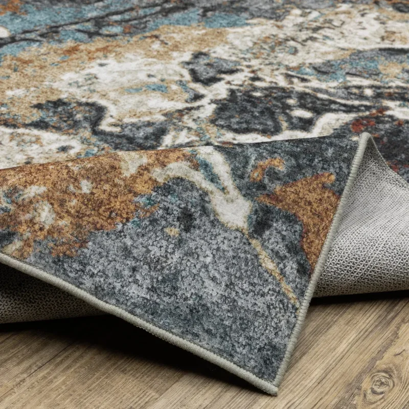 Tapete Sonora Mineral en Tierra, detalle de la textura 4