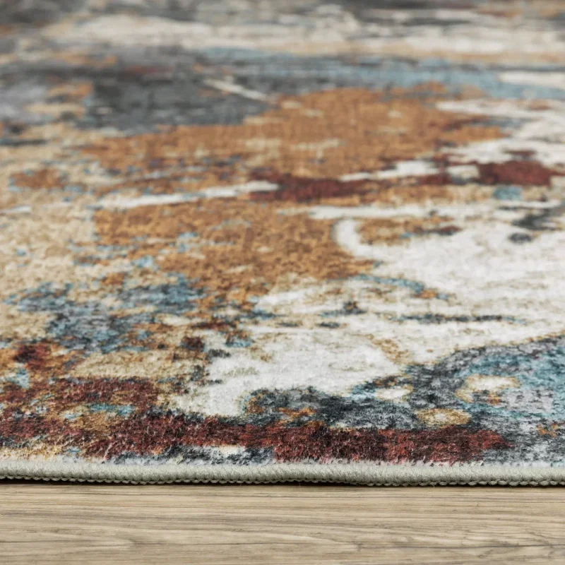 Tapete Sonora Mineral en Tierra, detalle de la textura