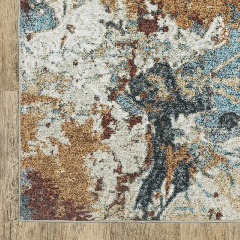 Tapete Sonora Mineral en Tierra, detalle de la textura 3