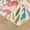 Tapete Tahití Rosas Acuarela en Rosa, detalle de la textura