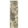 Tapete Terra Erosión en Gris con Beige