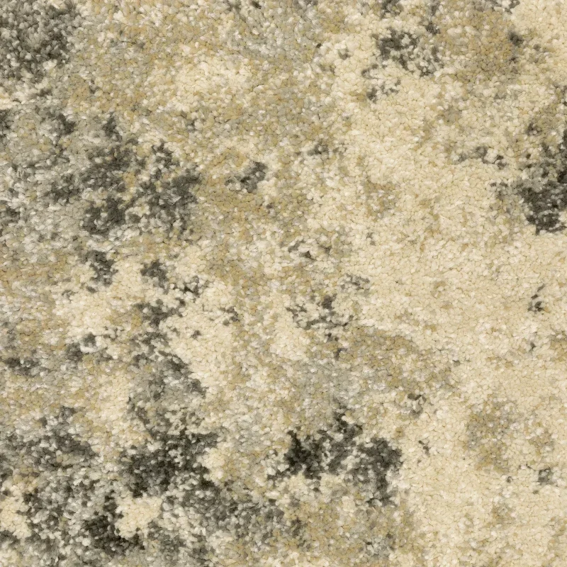 Tapete Terra Erosión en Gris con Beige