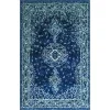 Tapete Prismático Damasco Ornamental en Azul Marino