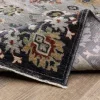 Tapete Valentina Floral en Azul Grisáceo