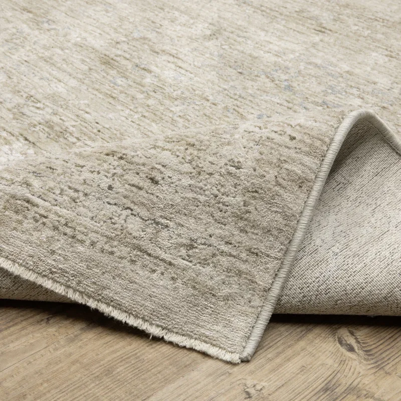Tapete Valona Jaspeado en Beige Oliva