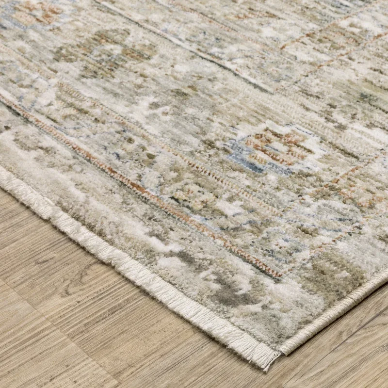 Tapete Valona Tribal en Beige