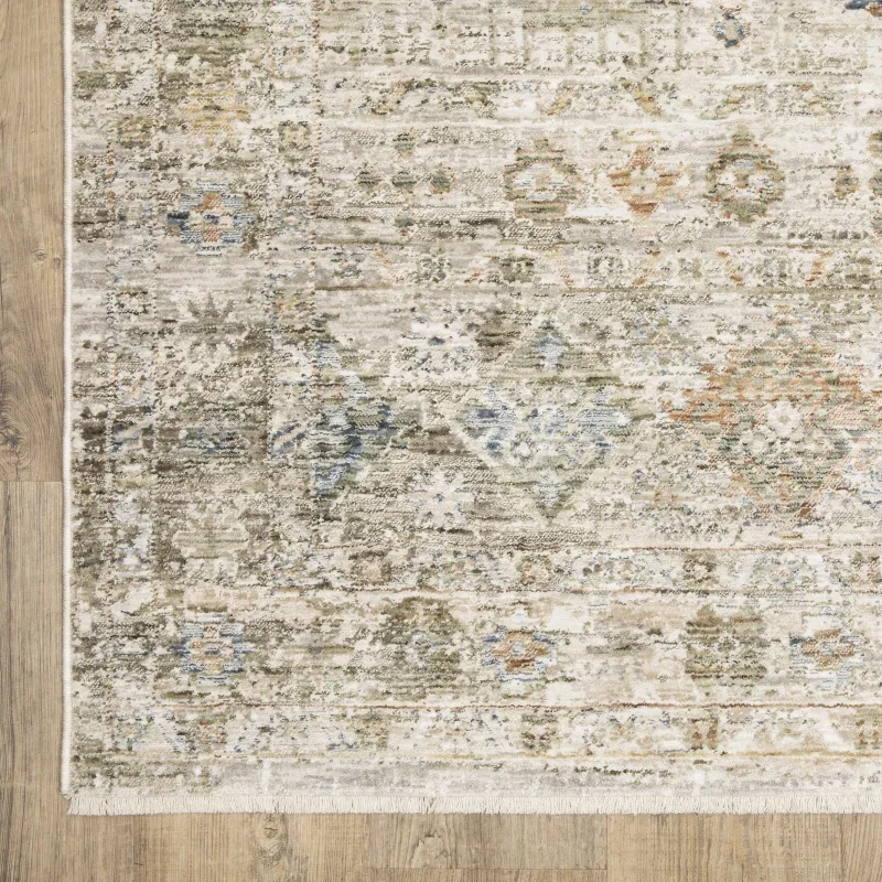 Tapete Valona Tribal en Beige